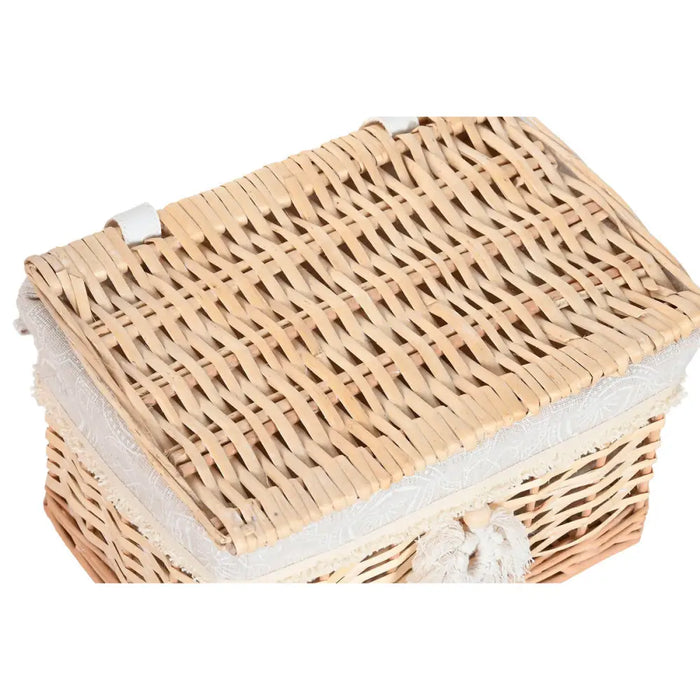 Decorative box Home ESPRIT Natural wicker Boho (2 Pieces) - Декорация и Осветление<<<Дом Градина<<<BigBuy&&&Други