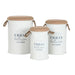 Decorative box Home ESPRIT White Polyurethane Metal Fibre Urban (3 Pieces) - Декорация и Осветление<<<Дом