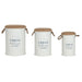 Decorative box Home ESPRIT White Polyurethane Metal Fibre Urban (3 Pieces) - Декорация и Осветление<<<Дом