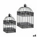 Decorative cage Gift Decor Black 18 x 35 x 18 cm 14 x 14 x 29 cm Set (4 Units) - Декорация и Осветление<<<Дом
