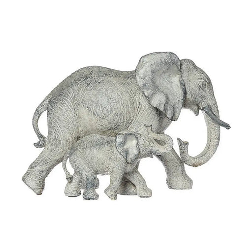 Decorative Figure Atmosphera 15,5 x 22,5 x 12 cm Resin Elephant Multicolour - Декорация и Осветление<<<Дом