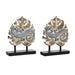 Decorative Figure DKD Home Decor 14,5 x 4 x 18,5 cm Blue Turquoise Tropical Lizard Stripped (2 Units) - Декорация и