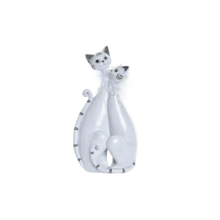 Decorative Figure DKD Home Decor 15 x 10 x 29 cm White Cats Romantic - Декорация и Осветление<<<Дом