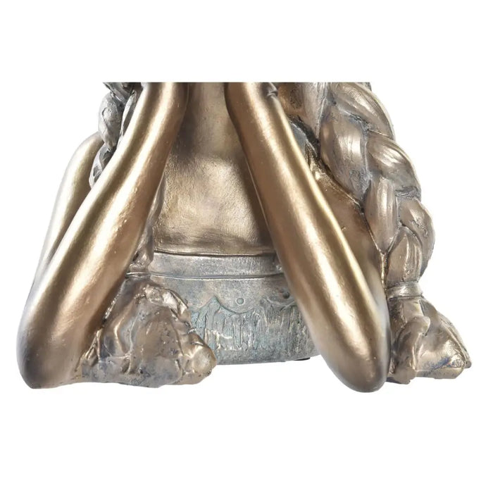 Decorative Figure DKD Home Decor 17 x 14 x 25 cm Red Golden (2 Units) - Декорация и Осветление<<<Дом