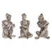 Decorative Figure DKD Home Decor 17 x 15 x 26 cm Lady Silver (3 Units) - Декорация и Осветление<<<Дом