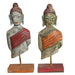 Decorative Figure DKD Home Decor 18 x 9 x 47 cm Buddha Oriental (2 Units) - Декорация и Осветление<<<Дом