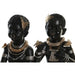 Decorative Figure DKD Home Decor 20,5 x 18 x 35 cm Black Colonial African Woman (2 Units) - Декорация и
