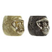 Decorative Figure DKD Home Decor 20 x 24,5 x 18,5 cm Silver Golden Colonial Gorilla (2 Units) - Декорация и