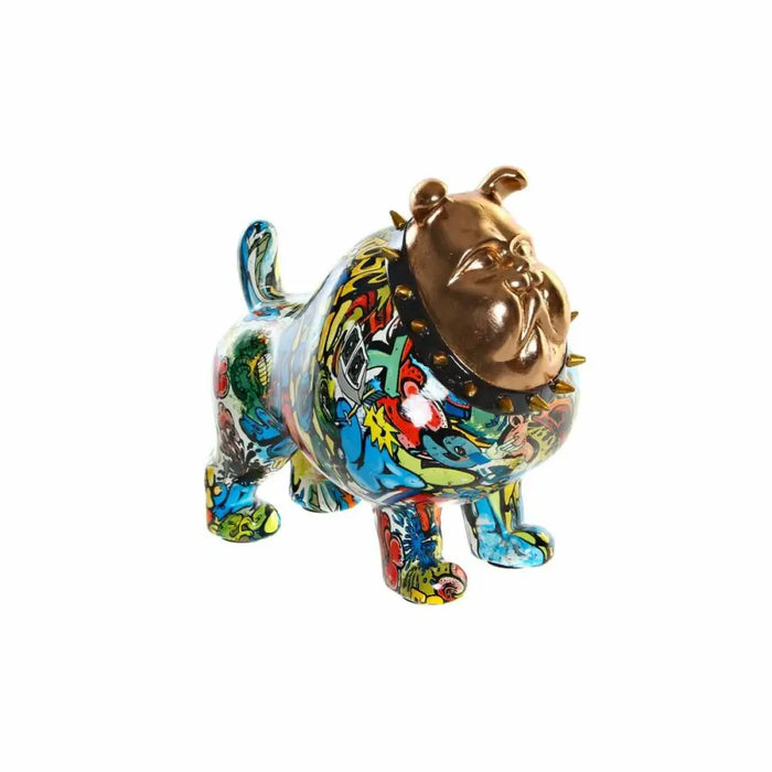 Decorative Figure DKD Home Decor 21 x 16 x 20,5 cm Golden Bulldog Multicolour - Декорация и Осветление<<<Дом