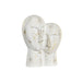 Decorative Figure DKD Home Decor 23 x 10 x 30 cm Face Golden Aluminium White - Декорация и Осветление<<<Дом