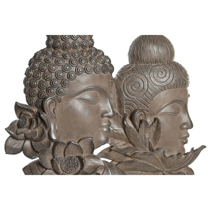 Decorative Figure DKD Home Decor 23 x 8 x 42 cm Black Brown Buddha Oriental (2 Units) - Декорация и Осветление<<<Дом