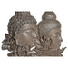 Decorative Figure DKD Home Decor 23 x 8 x 42 cm Black Brown Buddha Oriental (2 Units) - Декорация и Осветление<<<Дом
