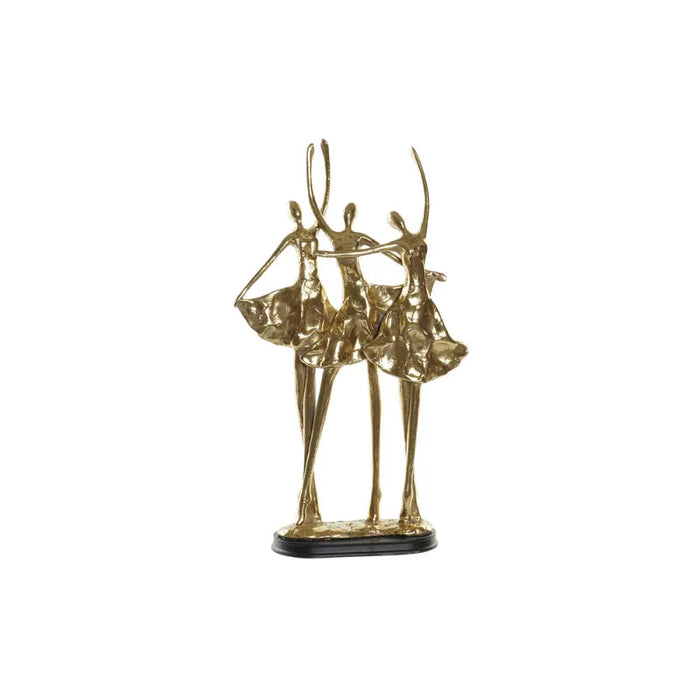 Decorative Figure DKD Home Decor 25 x 9,8 x 44,5 cm Black Golden Ballet Dancer Romantic - Декорация и Осветление<<<Дом