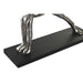 Decorative Figure DKD Home Decor 33 x 10 x 35 cm Silver Black Indian Man Yoga (3 Units) - Декорация и Осветление<<<Дом