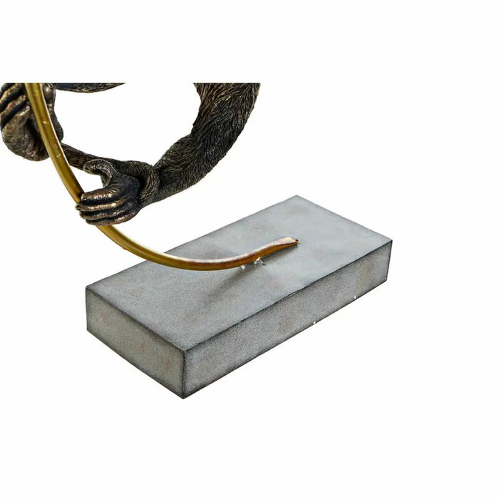 Decorative Figure DKD Home Decor 33 x 25 x 48 cm Black Golden Monkey Modern (2 Units) - Декорация и Осветление<<<Дом