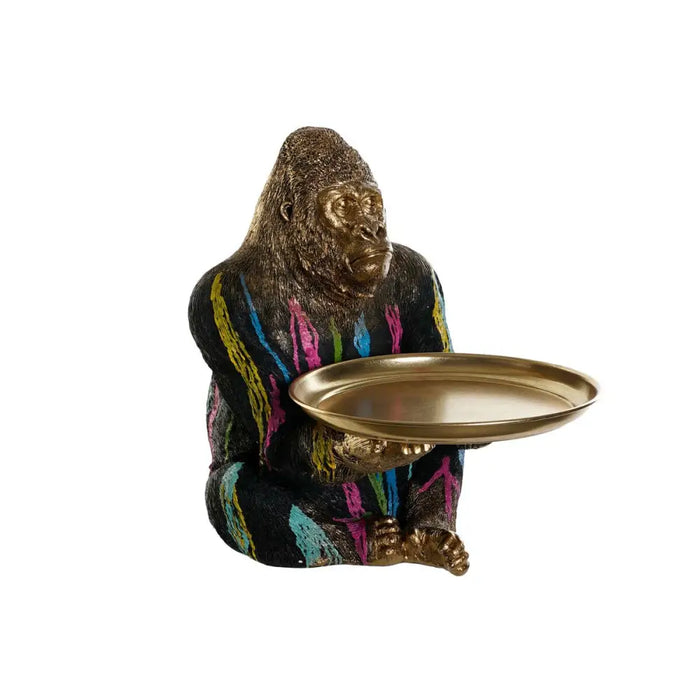 Decorative Figure DKD Home Decor 38 x 46 x 50,5 cm Multicolour Gorilla - Декорация и Осветление<<<Дом