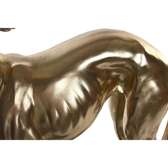Decorative Figure DKD Home Decor 44,5 x 17 x 65,5 cm Black Golden Dog - Декорация и Осветление<<<Дом