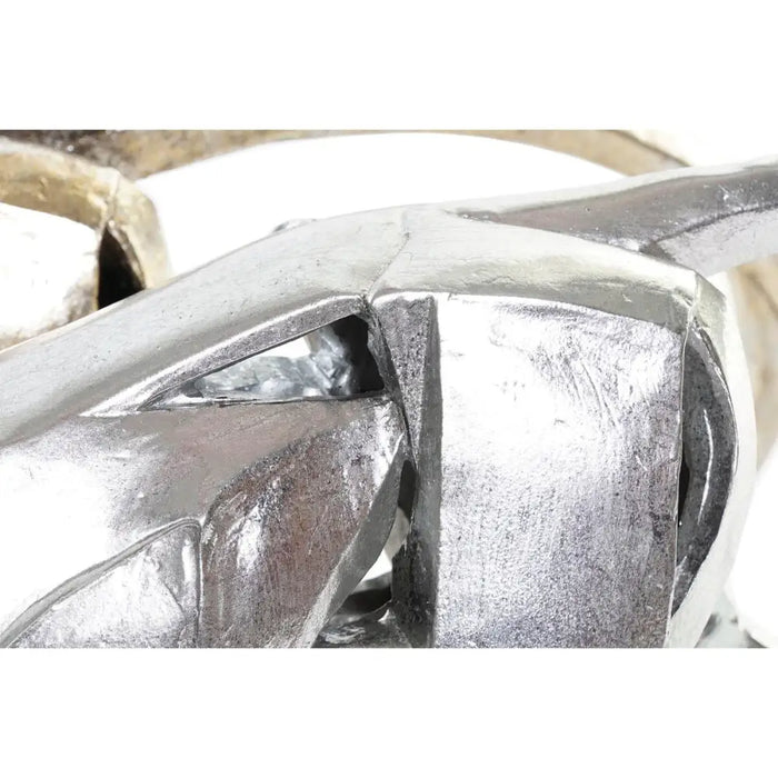 Decorative Figure DKD Home Decor 46,5 x 10 x 18 cm Silver Golden Panther (2 Units) - Декорация и Осветление<<<Дом