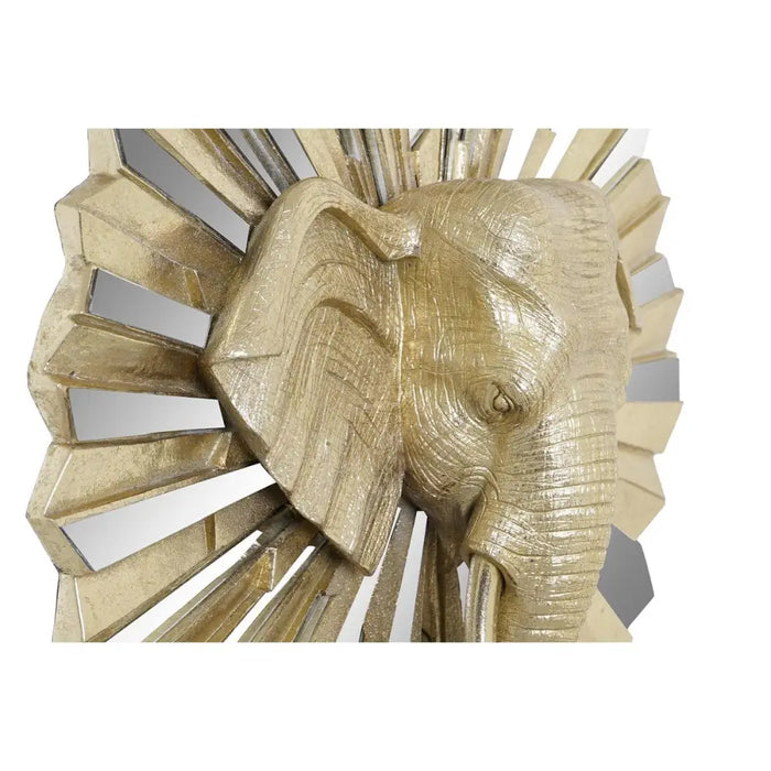 Decorative Figure DKD Home Decor 47 x 18 x 56,5 cm Elephant Golden - Декорация и Осветление<<<Дом