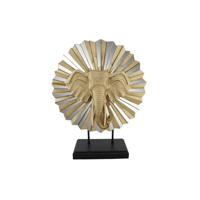 Decorative Figure DKD Home Decor 47 x 18 x 56,5 cm Elephant Golden - Декорация и Осветление<<<Дом