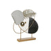 Decorative Figure DKD Home Decor 56 x 9 x 55 cm Abstract Black Golden White Modern - Декорация и Осветление<<<Дом