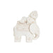 Decorative Figure DKD Home Decor Aged finish Elephant White Oriental Magnesium (42 x 24 x 46 cm) - Декорация и