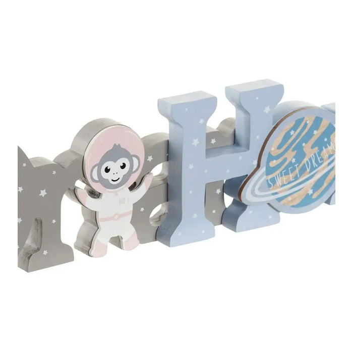 Decorative Figure DKD Home Decor Astro Monkey Natural 29,5 x 3 x 9 cm (2 Units) - Декорация и Осветление<<<Дом