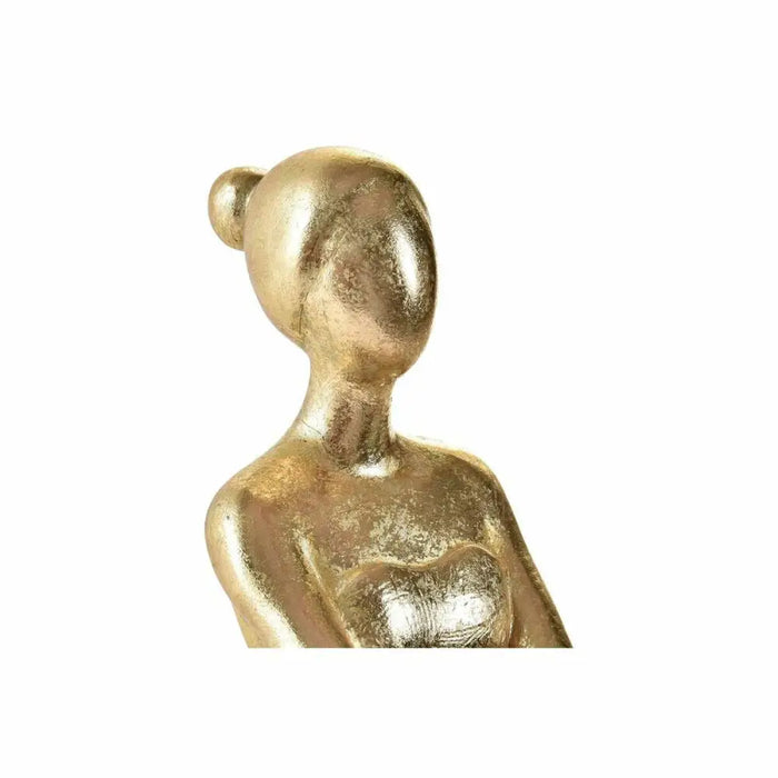 Decorative Figure DKD Home Decor Ballerina Golden Resin Dark grey (21,5 x 23 x 32 cm) - Декорация и Осветление<<<Дом
