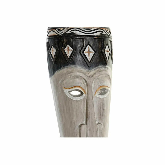Decorative Figure DKD Home Decor Bamboo Iron Mask (19 x 10 x 78 cm) - Декорация и Осветление<<<Дом