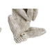 Decorative Figure DKD Home Decor Beige White Resin (14,5 x 11 x 19 cm) (3 Units) - Декорация и Осветление<<<Дом