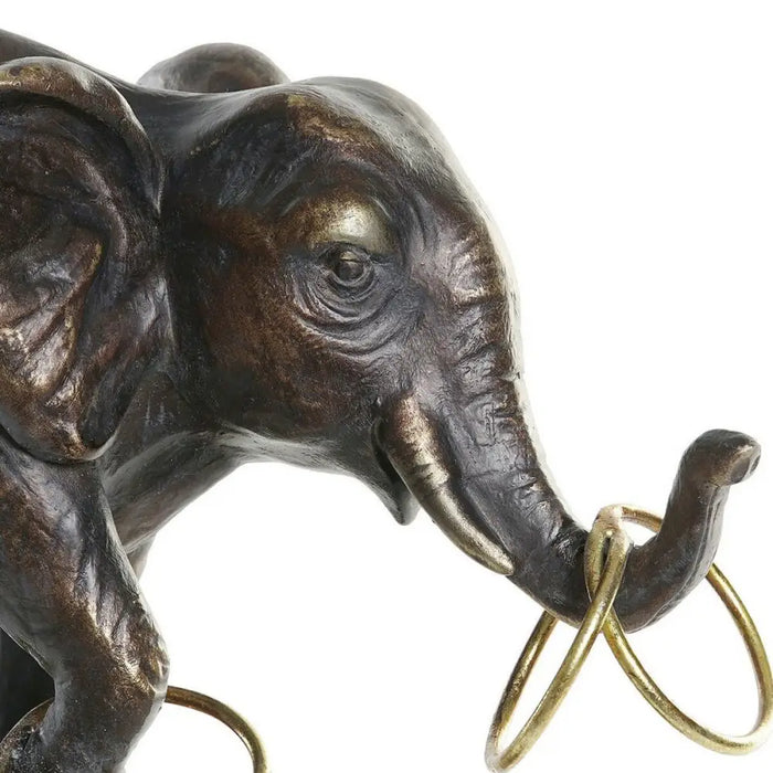 Decorative Figure DKD Home Decor Black Golden Elephant Modern 31 x 13 x 41 cm - Декорация и Осветление<<<Дом