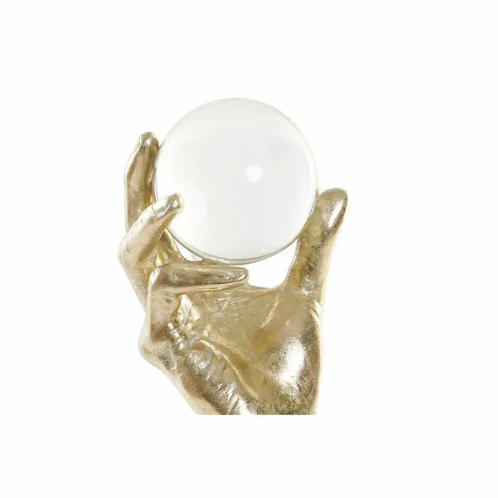 Decorative Figure DKD Home Decor Black Golden Hand 13,5 x 13,5 x 36 cm - Декорация и Осветление<<<Дом
