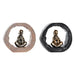 Decorative Figure DKD Home Decor Black Golden Monk Oriental 20,8 x 6,5 x 18,5 cm (2 Units) - Декорация и