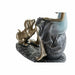 Decorative Figure DKD Home Decor Blue Golden Lady 13 x 8,5 x 17,5 cm - Декорация и Осветление<<<Дом
