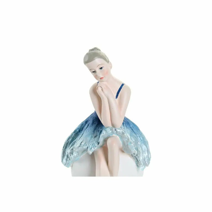 Decorative Figure DKD Home Decor Blue Romantic Ballet Dancer 8,5 x 13 x 14,5 cm - Декорация и Осветление<<<Дом