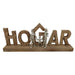 Decorative Figure DKD Home Decor Brown Aluminium Mango wood (55 x 7,5 x 21 cm) - Декорация и Осветление<<<Дом