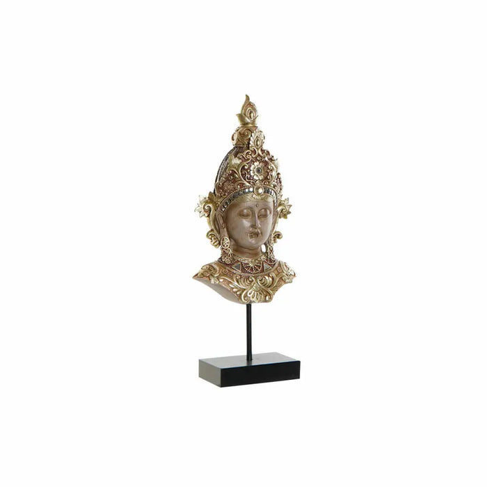 Decorative Figure DKD Home Decor Brown Golden Buddha Oriental 15 x 7 x 38 cm - Декорация и Осветление<<<Дом
