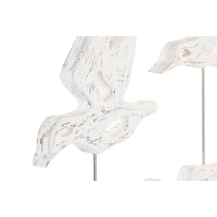Decorative Figure DKD Home Decor Brown White Iron Mango wood Birds (32 x 10 x 51 cm) - Декорация и Осветление<<<Дом