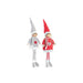 Decorative Figure DKD Home Decor Christmas Doll Polyester (17 x 9 x 79 cm) (2 Units) - Декорация и Осветление<<<Дом