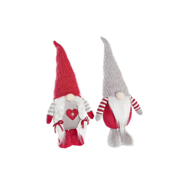 Decorative Figure DKD Home Decor Christmas Gnome Polyester (20 x 9 x 50 cm) (2 Units) - Декорация и Осветление<<<Дом