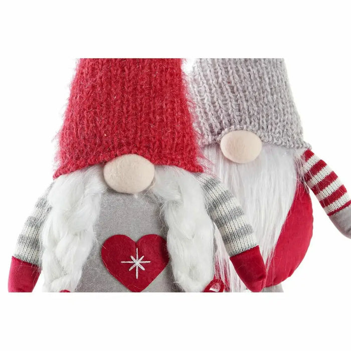 Decorative Figure DKD Home Decor Christmas Gnome Polyester (20 x 9 x 50 cm) (2 Units) - Декорация и Осветление<<<Дом