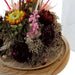 Decorative Figure DKD Home Decor Crystal Flowers MDF Wood (17 x 17 x 26 cm) - Декорация и Осветление<<<Дом