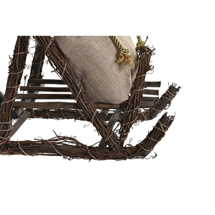 Decorative Figure DKD Home Decor Father Christmas Christmas Grey Champagne Wood 42 x 22 x 48 cm - Декорация и