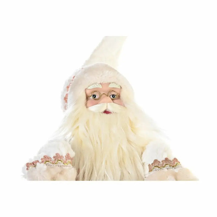 Decorative Figure DKD Home Decor Father Christmas Christmas Grey Pink Wood 42 x 22 x 50 cm - Декорация и