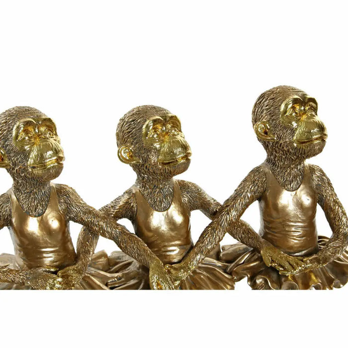Decorative Figure DKD Home Decor FZ-95092 Golden Colonial Monkey Monkeys 32,5 x 12,5 x 29 cm - Декорация и