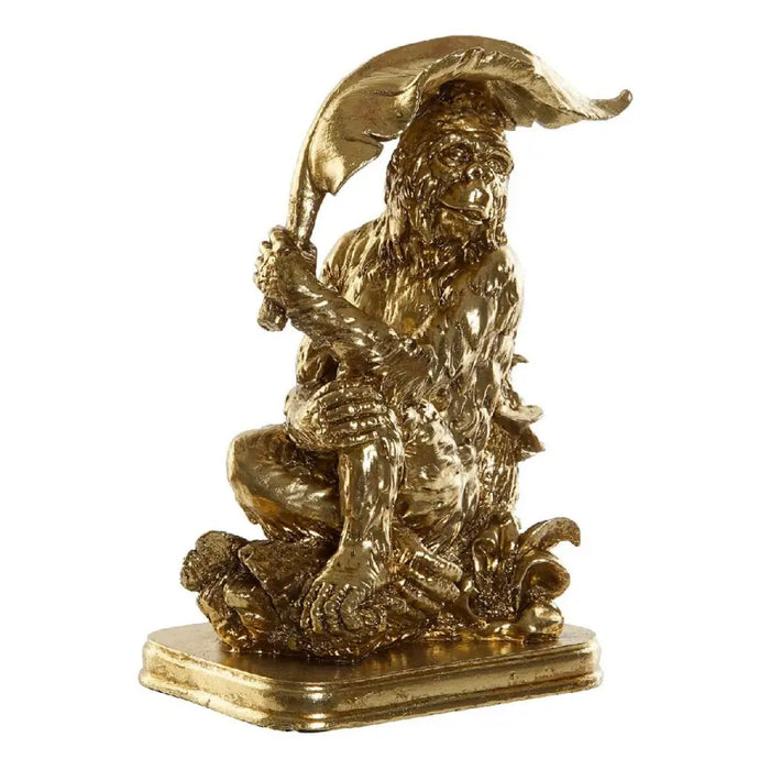 Decorative Figure DKD Home Decor Golden Colonial Monkey Leaf of a plant 16,5 x 10,6 x 22,5 cm - Декорация и