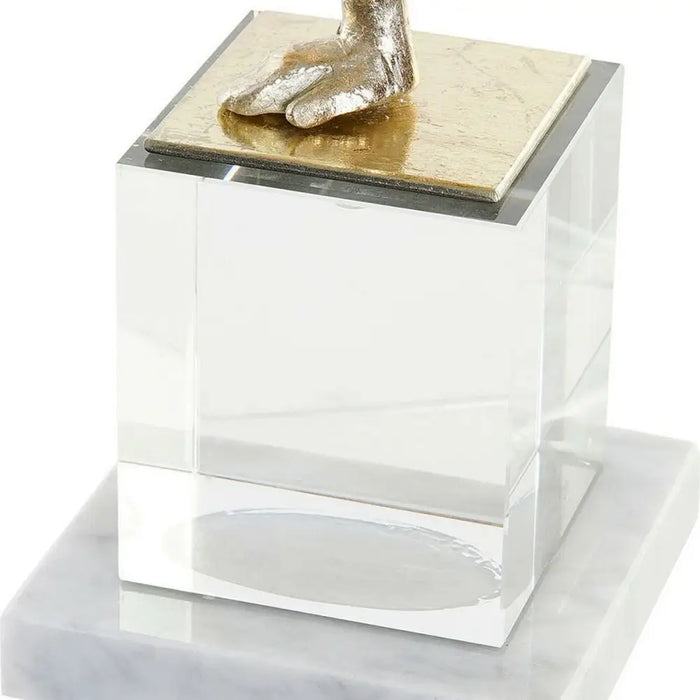 Decorative Figure DKD Home Decor Golden Gymnast 30 x 10 x 27 cm 4 Kg - Декорация и Осветление<<<Дом