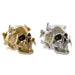 Decorative Figure DKD Home Decor Golden Silver Skull 16,5 x 10,5 x 11,5 cm (2 Units) - Декорация и Осветление<<<Дом