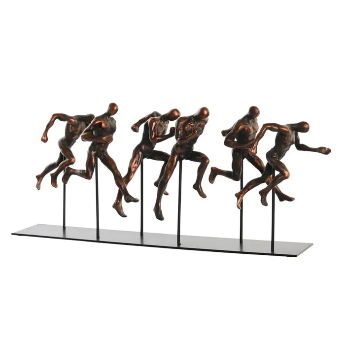 Decorative Figure DKD Home Decor Metal Copper Resin Modern (43 x 11,5 x 19 cm) - Декорация и Осветление<<<Дом