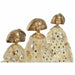 Decorative Figure DKD Home Decor Mirror Beige Golden Resin Lady Traditional (18 x 13 x 23 cm) (3 Units) - Декорация и